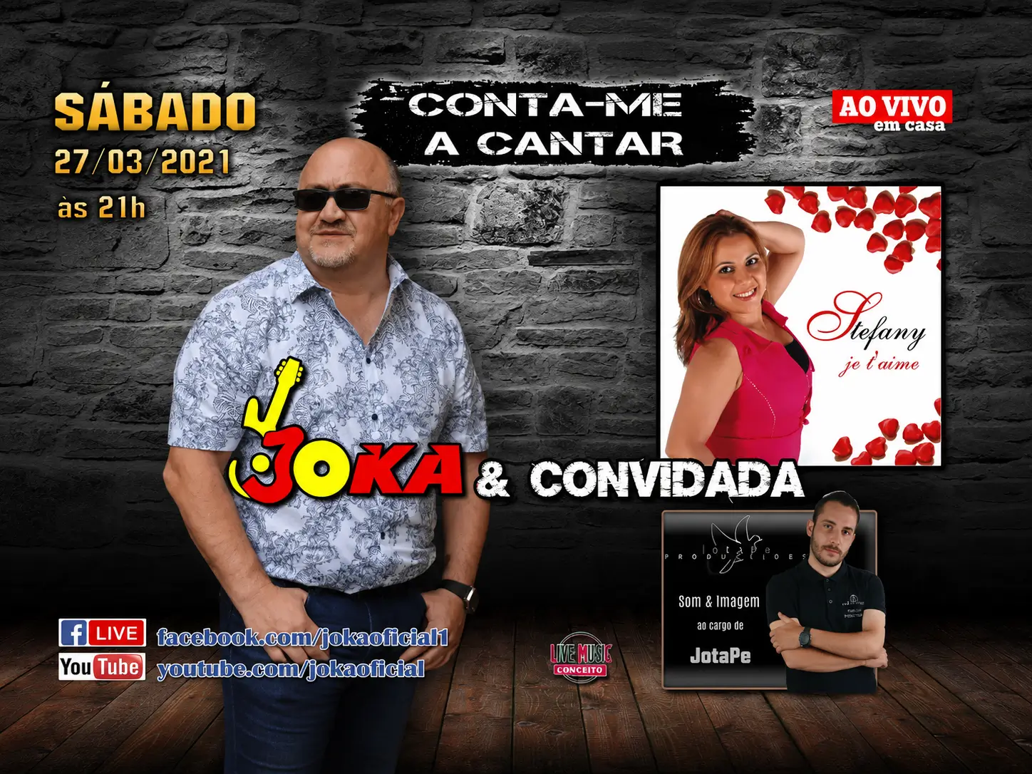 Joka convida STEFANY ( ao vivo dia 27-03-2021 )